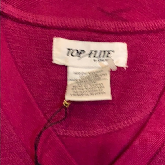 Top Flite Unisex Golf Vest Burgundy - Picture 2 of 3